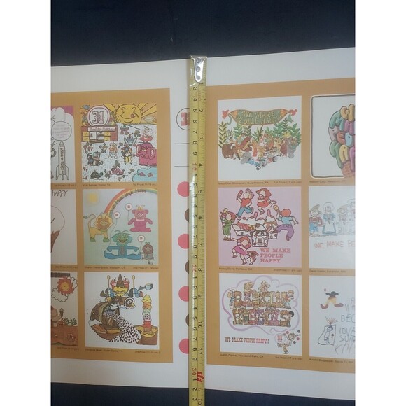 VINTAGE 1974 BASKIN-ROBBINS "We Make People Happy " ICE CREAM BOOK COVER - Picture 5 of 7